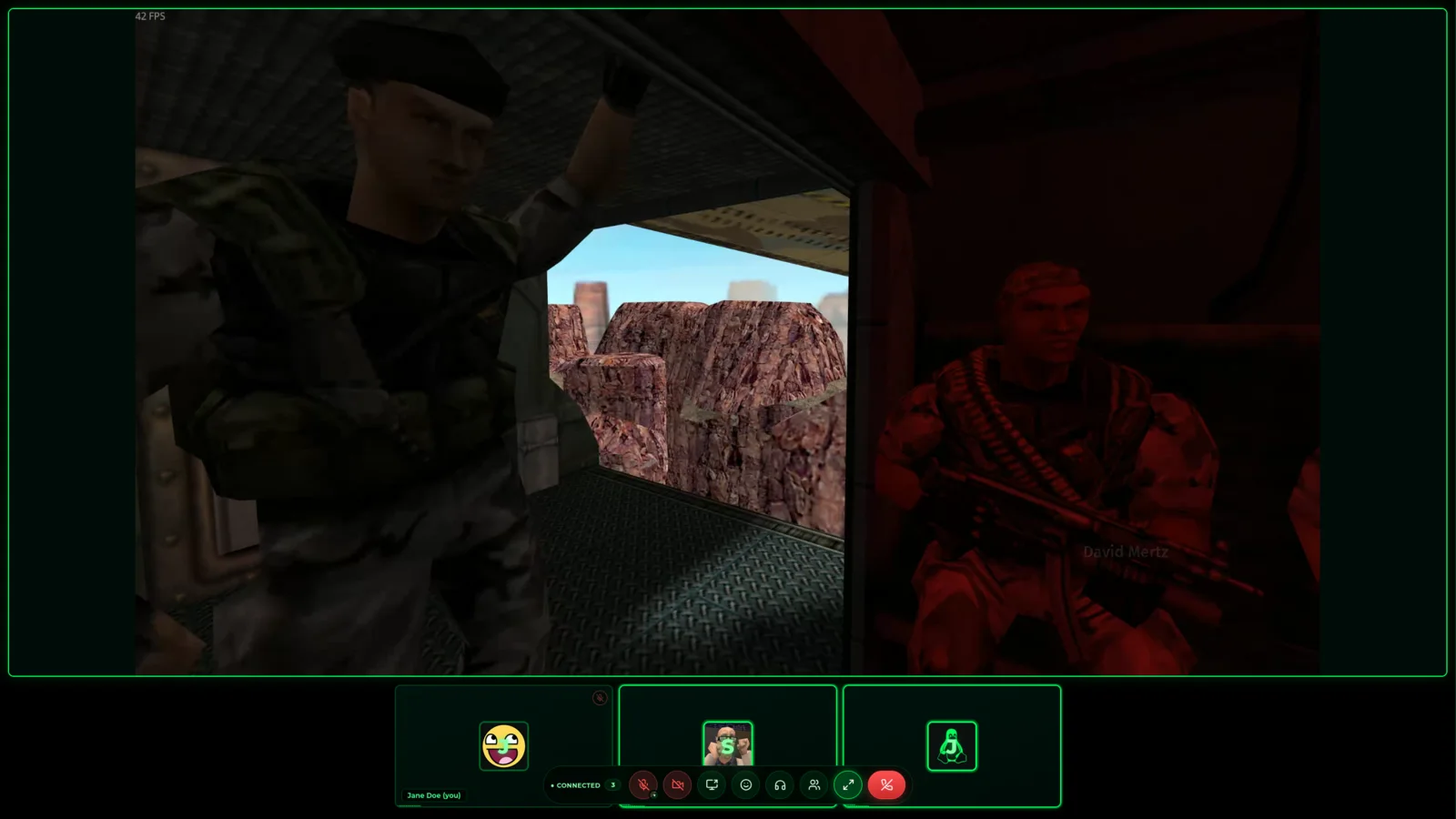 Screen share inside a group call